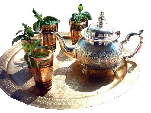 Thé à la menthe marocain