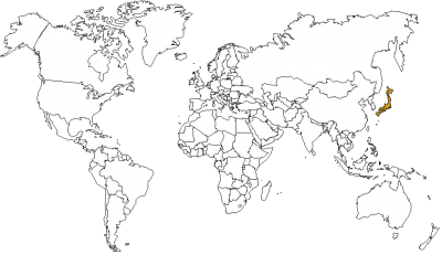 CdT - Planisphère - Japon